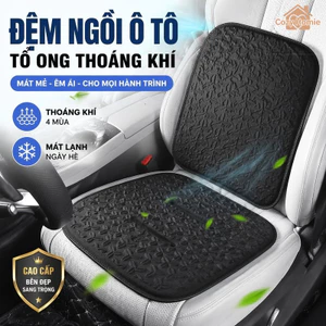Đệm Ghế Ô Tô Dạng Tổ Ong Gel Làm Mát Cao Cấp Thoáng Khí Mùa Hè Êm Ái Ghế Lái Ghế Văn Phòng