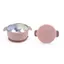 Bộ đồ ăn trẻ em QEARY, Bộ đồ ăn chống sốc chia đôi cho bé, Đĩa ăn có thể tháo rời BPA Free Chịu nhiệt độ cao Chống rò rỉ Đĩa tập cai sữa cho bé