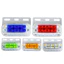 Đèn LED bên xe tải có đèn báo rẽ 24v Đèn lốp chống nước siêu sáng Ánh sáng mạnh Đèn siêu mỏng Đèn bên xe hướng dẫn Đèn sàn 6.26 PFN7