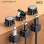 VFZ 6 Kẹp Quản Lý Cáp Từ Tính Nhiều Màu Để Bàn & Móc Treo Tường Cho Dữ Liệu Điện Thoại & Sạc OTE