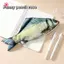 MJnmc Sáng Tạo Mô Phỏng Cá Muối Hộp Đựng Bút Chì Dung Tích Lớn Túi Đựng Bút Chì Dễ Thương Túi Đựng Ngộ nghĩnh Ba Đến Trường Đồ Dùng Quà Tặng Mới