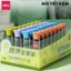 Ruột Bút Chì Kim Ngòi 0.5mm 0.7mm HB Deli - Hộp Ngòi Chì Kim 50 Chiếc 90mm Mix Màu Hộp Nắp Lật Nhỏ Gọn Tiện Lợi