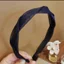 Nhập Khẩu Organza Phong Cách Chữ Thập Băng Đô Thoải Mái Không Dính Tóc Kẹp Ra Áp Lực Hàng Ngày Tóc Đầu Hang 0VPO