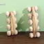 Máy mát xa bằng gỗ Con lăn thủ công Ne Ba Eo Massage Dụng cụ cho Ne Leg Ba Khăn giấy sâu Thư giãn cơ bắp Massage toàn thân