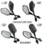Xe Máy Sửa Đổi Gương Thể Thao Xe Horizon CBR600CBR1000 Gương Chiếu Hậu Dịch Chuyển Lớn Thanh Nhôm Gương Ngược RR3E
