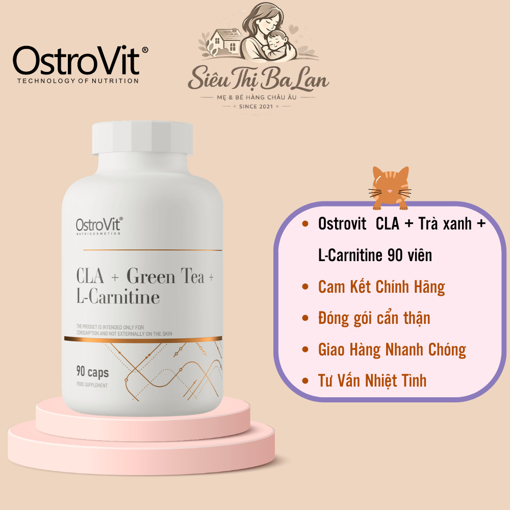 ostrovit cla green tea l-carnitine + + - 90 Caps - Best Price CLA + Green Tea +