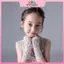 MYPANDA Găng Tay Công Chúa Bé Gái Váy Bé Gái Găng Tay Ren Kim Cương Trang Phục Chụp Ảnh.