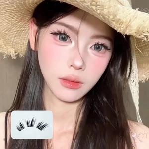Lông mi công chúa Sợi nhân tạo Lông mi giả 8-13mm Chiều dài hỗn hợp C Curl Black