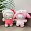 HK1 Sanrio Hello Kitty My Melody Kuromi Plushie Gấu Pyjama Cosplay Vinyl Sang Trọng Mù Hộp Búp Bê Túi Charm KH1