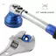 Shas 16 Inch Đáy Chân Đế Loại Bỏ Ổ Cắm Cờ Lê Centerlock Cánh Quạt Khóa Công Cụ Cho Giá Đỡ Dưới Bảo Trì Bền Đẹp