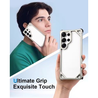 [JLK] Ốp Điện Thoại Kim Loại Cho Samsung Galaxy S25 Siêu Không Khung Tối Giản Ốp Lưng Bảo Vệ Siêu Mỏng