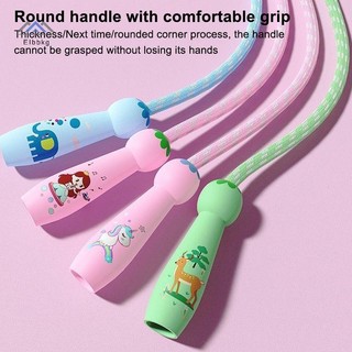 ELBBKG 2.8M Hoạt Hình Huấn Luyện Nhảy Dây Tập Thể Dục Cho Trẻ Em Nhảy Dây Cotton Dây Nhảy Có Thể Điều Chỉnh Dây Nhảy Tiểu Học Mới