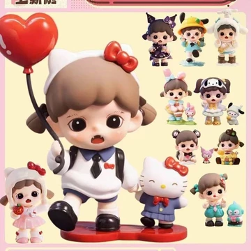 Motherland Series Blind Box Sanrio Roaming Good Time Car Decoration Blind Box Hand-Made Gift Le0Z