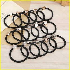 Dây buộc tóc đen từ Hàn Quốc - Bền và đàn hồi cao