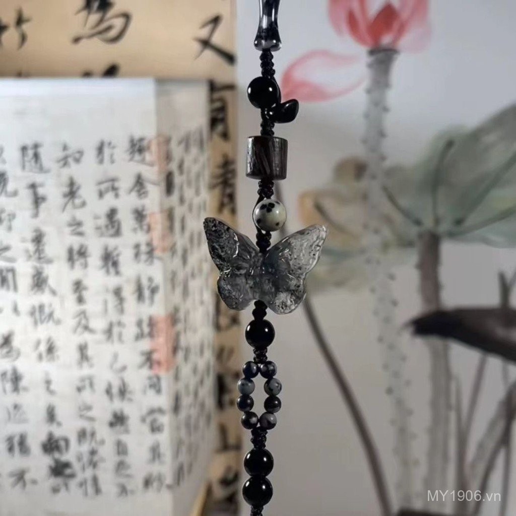Vòng Tay Bướm Phong Cách Trung Quốc, Dệt Tay, Mực Mờ Cổ Điển