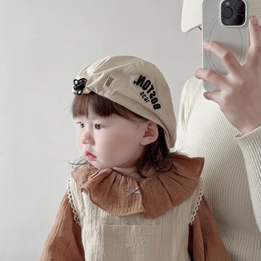 Mũ trùm đầu HOBBYIN, Mũ nồi thêu thời trang BOSTON, Mũ báo nhẹ Thu đông