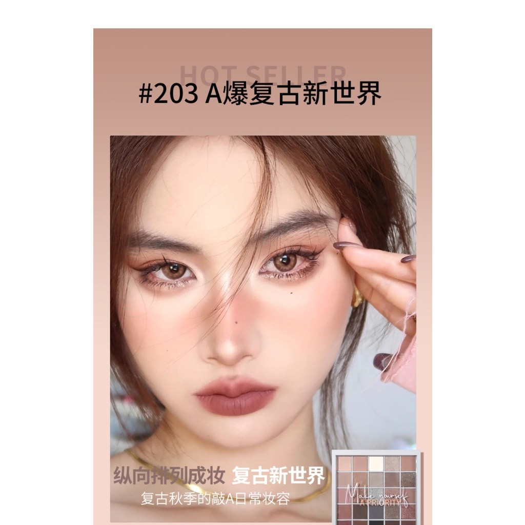 Bảng phấn mắt GOGO TALES GT282 phấn mắt 25 ô bền màu lâu trôi