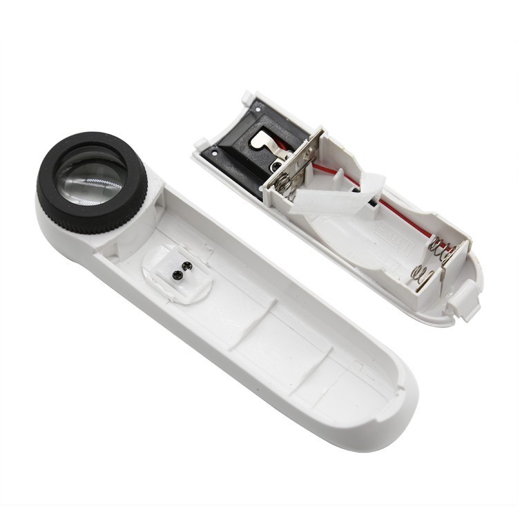 Kính Lúp Phóng Đại 40X Có Đèn LED, Chất Liệu ABS Và Kính, Dùng Để Kiểm Tra Bảng Mạch, Dấu Hiệu, Tem, Cho Thợ Kim Hoàn, B