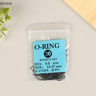 Misa 1 Gói 0.5 / 0.6 / 0.7 / 0.8MM Đồng Hồ Cao Su Chống Thấm Nước Vòng Chữ O Mặt Sau Đồng Hồ Gioăng Sửa Chữa Đồng Hồ Cho Dụng Cụ Đồng Hồ Phụ Kiện Đẹp