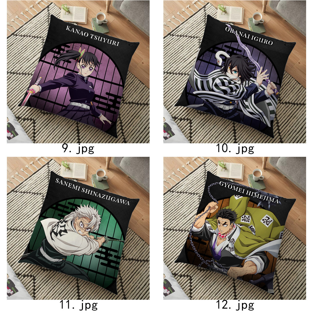 Vỏ gối Demon Slayer Kimetsu no Yaiba Vỏ gối in một mặt (Không có lõi)