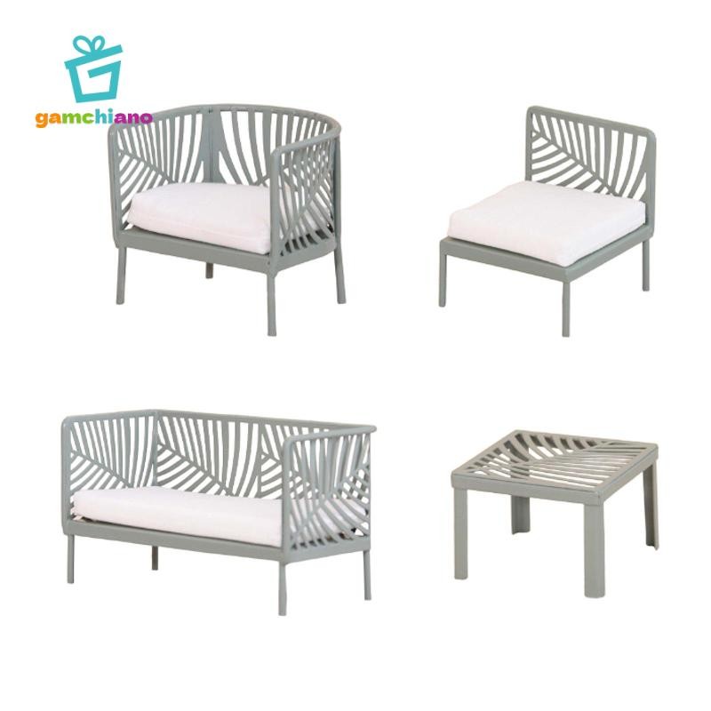 Gamchiano 1 / 12 Nội Thất Nhà Búp Bê Phụ Kiện Búp Bê Kim Loại Món Quà Trang Trí Giả Vờ Chơi Đồ Nội Thất Thu Nhỏ Cho Búp Bê Phòng Khách Diorama