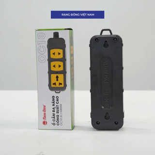 Ổ cắm đa năng công suất cao 6000W chịu tải tốt Rạng Đông OC10 (không kèm dây) Model  OC10 3C/6000W