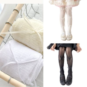 Treeling Mềm Mại Và Thoáng Khí Trẻ Em Quần Legging Cho Bé Có Nơ Chi Tiết Hợp Thời Trang Thoải Mái Vớ Dài