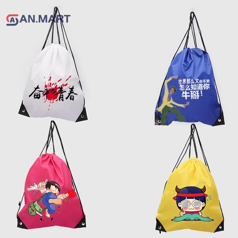 Bigdealssuper Dây Rút Ngoài Trời Túi Tập Gym Nam Nữ Dây Túi Bơi Quần Áo Giày Bảo Quản Chống Thấm Nước Bao Bì Túi Unisex Thể Dục Ba Lô Siêu
