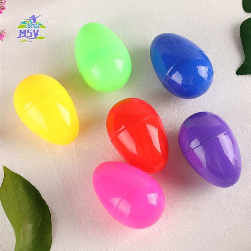 12 Trứng Phục Sinh Đầy Màu Sắc Trẻ Em Handmade Diy Vỏ Trứng Nhựa Tự Làm