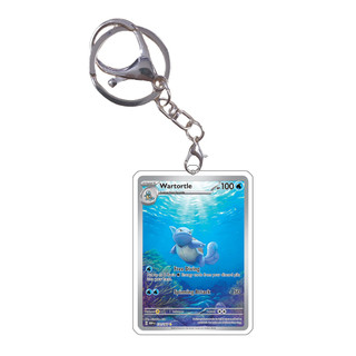 Pokemon Keychain Cards Style Mew Charizard Alakazam Magikarp SV2 151 Anime Game Characters Self Made Acr