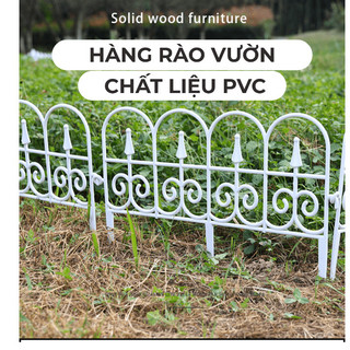 Hàng Rào Trang Trí Sân Vườn Bằng Nhựa, Chắn Vườn Rau Bãi Cỏ, Vách Ngăn Sân Vườn Nhỏ Gọn Tiện Lợi Buna.