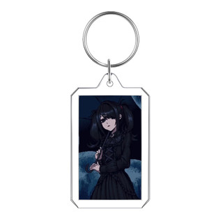 Photo Album NEEDY GIRL OVERDOSE Rain Game Figure Keychain Bag Decorate Backpack Acrylic Cosplay Props Pendant Cartoon A