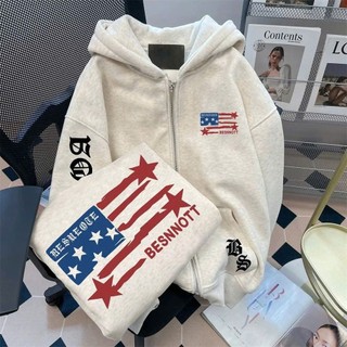 Áo khoác nỉ mũ 2 lớp unisex dài tay, phong cách thoải mái cho mùa đông ấm áp nam nữ mặc đẹp-THUBA
