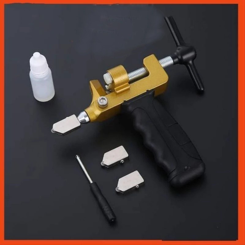 【24H】Dao cắt 2 in 1 dụng cụ cắt kính và gạch men tiện lợi với thiết kế cầm tay giúp thao tác trong không gian chật hẹp