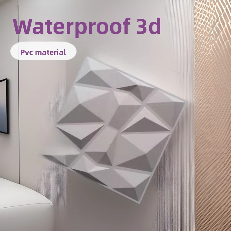 PVC Ba Chiều Bảng Nền Bảng Tường Bàn Trước Hình Ảnh Tường Miếng Dán Phẳng 3d Ba Chiều Dán Tường Trang Trí Bảng Tường Nổi