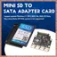 Thẻ chuyển đổi TF sang SATA 2,5 Inch 4, Ổ cứng thể rắn SSD tự làm, dành cho thẻ nhóm Micro-SD sang SATA (R F C V)