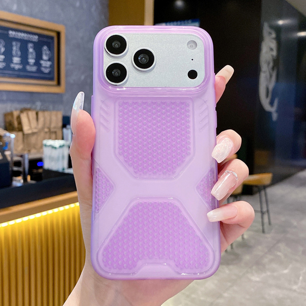 Ốp điện thoại mềm tản nhiệt Ice Peak cho iPhone 17 Pro Max 16 Plus 15 14 13 12 11 Vỏ bảo vệ chống sốc