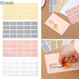 TUYỆT VỜI 100 Miếng Dán Trầy Xước Trò Chơi DIY Hình Chữ Nhật Văn Phòng Phẩm Đồ Dùng Dự Tiệc