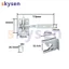 Hàng Rào Hàng Rào Bản Lề Pin Sắt Mạ Điện Mạ Chrome Hàng Rào Bạc Khóa Khóa Cửa Cung Cấp Nhà Máy Q8BV