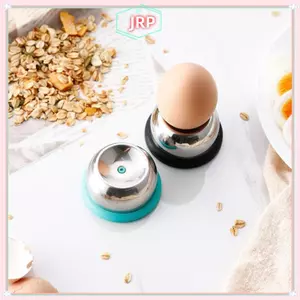 JRP Thép không gỉ Trứng Kim Trứng Puncher Đế Nhựa Hướng Dẫn Sử Dụng Lỗ Trứng luộc Dụng Cụ Nhà Bếp Dụng Cụ Đấm Trứng Chống Nổ JRP