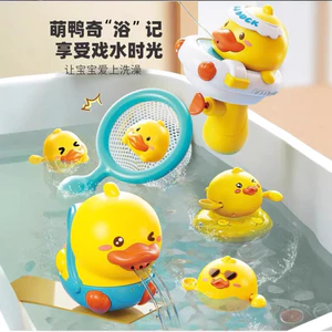 Hàng có sẵn Đồ chơi vịt bơi lên dây cót dễ thương cho bé tắm, đồ chơi trẻ em NMLU