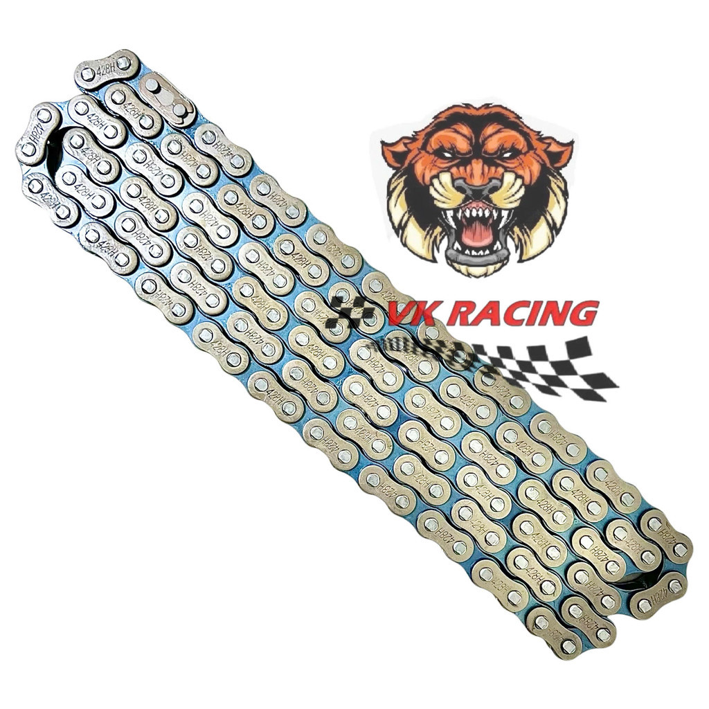 Sên xích lõi cuốn yellow - blue mắc sên màu vàng xanh 428-126L ( sên 9 ly )