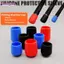BORAGETE Cần Câu Đuôi Cắm, Silicone Độ Đàn Hồi Mạnh Mẽ Cần Câu Cá Nắp Cuối, Nhiều Màu Sắc Câu Cá Phụ Kiện
