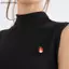 AA Dễ Thương Bọ Rùa Thổ Cẩm Dành Cho Nữ Unisex Opal Đỏ Men Bọ Cánh Cứng Côn Trùng Đảng Thổ Cẩm Pin Quà Tặng VN