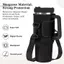 HL 40oz Túi Đựng Bình Nước Có Thể Điều Chỉnh Dây Đeo Vai Cốc Tay Màu Trơn Giữ Chai Cho Đi Bộ Đường Dài Ngoài Trời LMWU