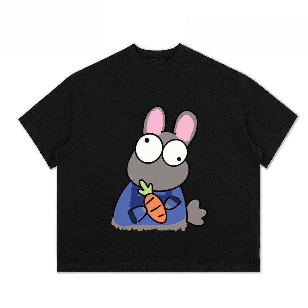 （Giao hàng 24h）Angela Áo thun form boxy Nick & Judy zootopia unisex nam nữ tay ngắn cổ tròn cotton 2 chiều