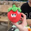 Spike Price Long Worm Peach Doll Creative Caterpillar Peach Doll Giá trị cao có thể giấu nhẫn bất ngờ Quà tặng thú nhận kỷ niệm * & & -