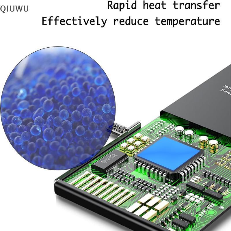 QIUWU 100 Miếng đệm silicon cách nhiệt Chịu nhiệt độ cao cho đồng hồ thông minh Dụng cụ điện tử nhỏ.