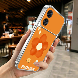 Ốp Lưng Cho OPPO Reno 8t a18 a38 4g a78 a58 a98 8t a60 a17 a17k 5G Vỏ Điện Thoại Vỏ Mềm Chống Sốc Thiết Kế Mới Thẩm Mỹ Dễ Thương Hoạt Hình Hoa Cam Cho Nam DSCSHD3