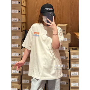 Áo thun ngắn tay KODAK Hàn Quốc cổ tròn cotton nguyên chất in chữ phía sau dành cho nam và nữ Áo sơ mi chất lượng cao cấp 0617